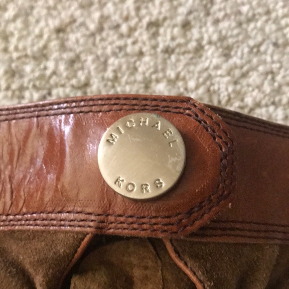 Michael Kors size 8 camel slouch boots - Picture 3 of 4